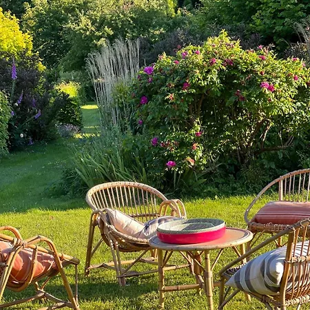 Ferienhaus Deux Chaumieres Normandes La Mare Bardin